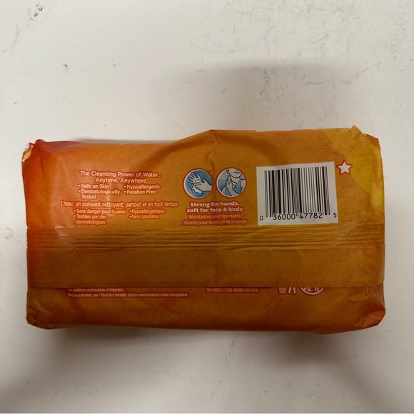 Kleenex Wet Wipes 48 Count Snap Top Orange HTF - Picture 3 of 3
